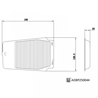 Фільтр салону фільтруючий елемент LEXUS UX SUZUKI SWACE TOYOTA COROLLA 1.8H/2.0H 10.18- BLUE PRINT ADBP250044