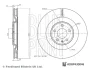 VW Гальмівний диск задній TOUAREG (CR7, RC8) 3.0 R 4motion 20-, AUDI A6 Allroad C8 (4AH) 45 TDI Mild Hybrid quattro 18- BLUE PRINT ADBP430046 (фото 3)