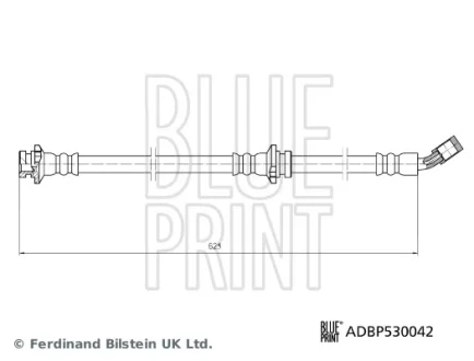 BLUE PRINT NISSAN Гальмівний шланг передній лівий QASHQAI II (J11, J11_) 1.6 dCi 13- Blue Print ADBP530042