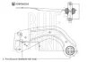 Важіль підвіски (задній) (L) Mazda -5 11 Blue Print ADBP860203 (фото 3)
