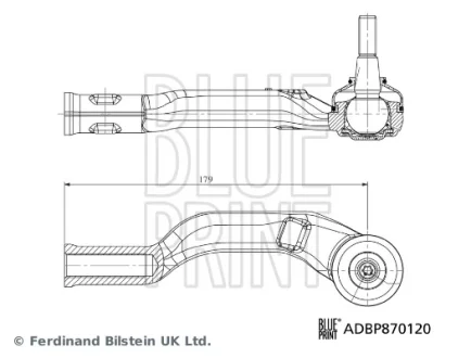 BLUE PRINT RENAULT Наконечник рульової тяги передн. прав. CAPTUR II 19- Blue Print ADBP870120