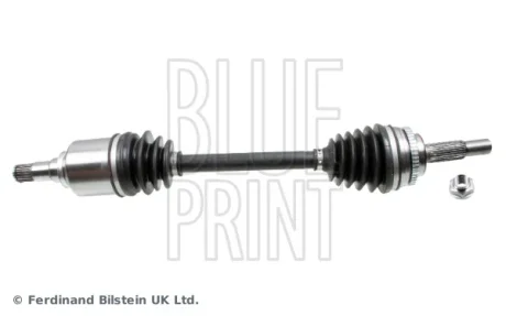 TOYOTA Напіввісь передня ліва L=650 mm 26/20 COROLLA Verso (ZER_, ZZE12_, R1_) 1.6/1.8 04-09 Blue Print ADBP890009
