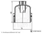 RENAULT Кришка корпуса масляного фільтра MASTER III 2.3 dCi 10- BLUE PRINT ADBP990030 (фото 3)