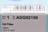 Фільтр масляний Chevrolet Captiva/Cruze/Orlando/Opel Antara 2.0D/2.2D 10-/Dodge Ram 1500 3.0CRD 18- BLUE PRINT ADG02150 (фото 6)