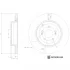KIA гальмівний диск задн STINGER (CK) 3.3 T-GDi 17 Blue Print ADG043244 (фото 1)