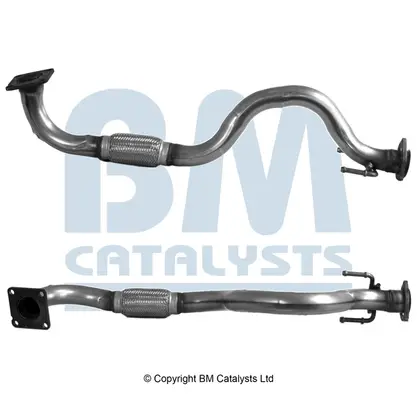 Вихлопна труба передн (довжина:860мм) SEAT LEON, TOLEDO II VW BORA, BORA I, GOLF IV 1.6 02.00-06.06 BM CATALYSTS BM70455 (фото 1)