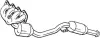 Каталізатор EURO 4 MERCEDES A (W169), B SPORTS TOURER (W245) 1.5/1.7/2.0 09.04-06.12 BOSAL 090-406 (фото 1)