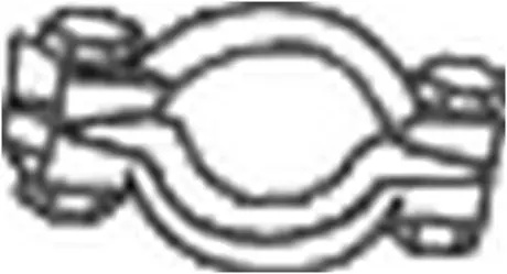 Затискач вихлопної системи (66мм) CITROEN AX, BX, XSARA RENAULT CLIO II, KANGOO TOYOTA YARIS 1.0-2.0 07.86- BOSAL 254-355