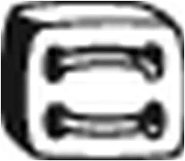 Елемент кріплення випускної системи AUDI A8 D2 FIAT 147, 500 C, BRAVA, IDEA, PUNTO, SIENA 0.9-4.2 07.80- BOSAL 255-522