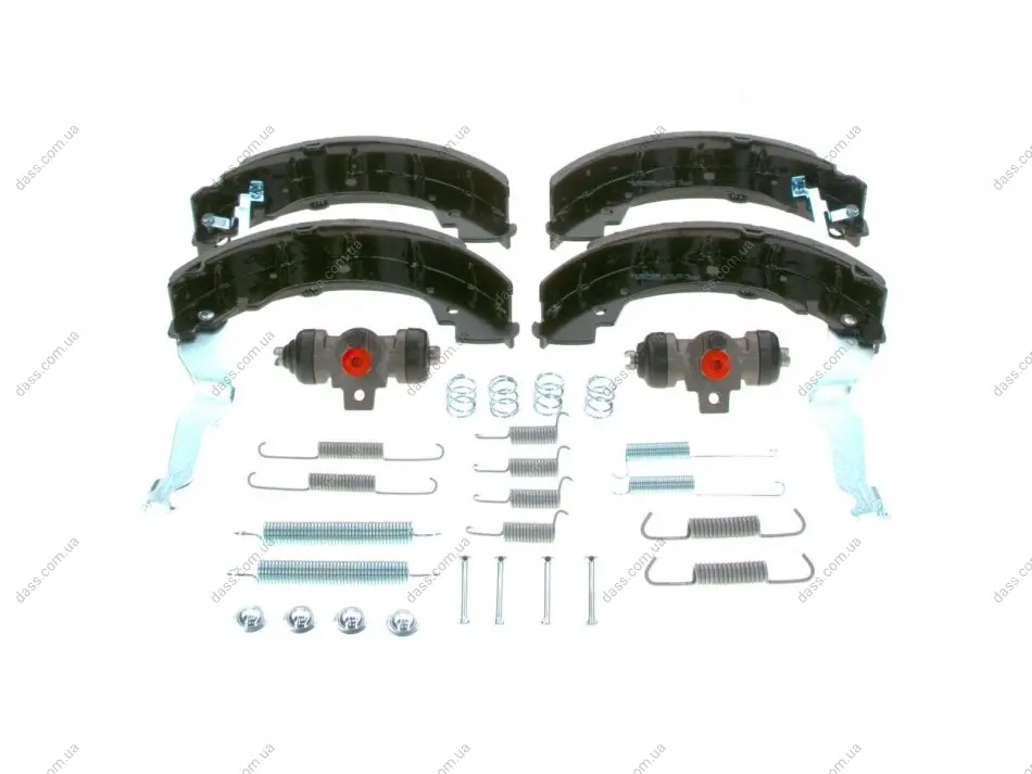 VW Комплект гальмівних колодок SUPER PRO TRANSPORTER T4 90 Bosch 0204113692 (фото 1)