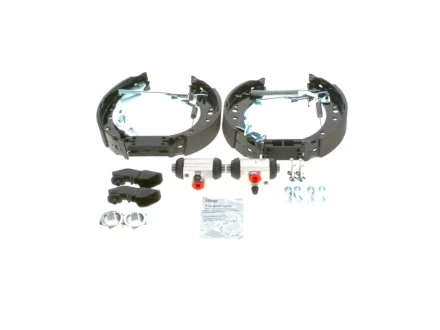 CITROEN Комплект гальм SUPERPRO (колодки + циліндри) C2, C3, Peugeot Bosch 0204114613