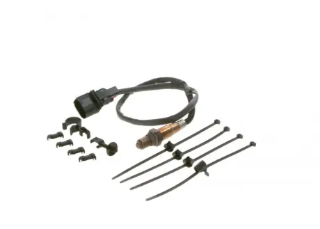 Лямбда-зонд (кількість дротів 5, 750мм) AUDI A3, A4 B6, A4 B7, A8 D2, ALLROAD C5, TT SEAT ALHAMBRA, AROSA, CORDOBA, CORDOBA VARIO, IBIZA II, IBIZA III, INCA, LEON 1.0-6.0 09.93-09.10 BOSCH 0 258 007 353