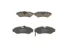 Комплект гальмівних колодок передн, CITROEN JUMPER I FIAT DUCATO PEUGEOT BOXER 1.9D-2.8D 02.94-09.09 BOSCH 0986424031 (фото 3)