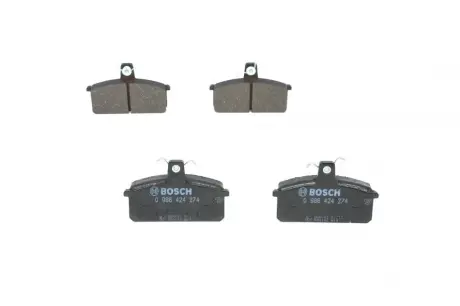 Гальмівні колодки BOSCH 0 986 424 274
