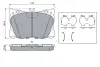 Тормозные колодки BOSCH 0986424335 (фото 4)