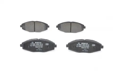 Гальмівні колодки BOSCH 0 986 424 512