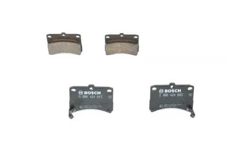 Гальмівні колодки BOSCH 0986424643