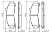 Тормозные колодки BOSCH 0986424656 (фото 5)