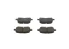 Комплект гальмівних колодок передн, TOYOTA COROLLA, PASEO, STARLET 1.3/1.5/1.6 05.95-02.00 BOSCH 0986424692 (фото 3)