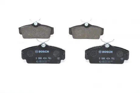 Гальмівні колодки BOSCH 0986424781