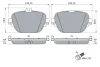 Гальмівні колодки задн, MERCEDES CLS (C257), E (A238), E ALL-TERRAIN (S213), E (C238), E T-MODEL (S213), E (W213), EQC (N293), GLC (C253), GLC (X253) 2.0DH-Electric 06.16- Bosch 0986424858 (фото 5)