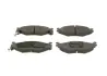 Комплект гальмівних колодок передн, CHRYSLER DAYTONA, LE BARON, SARATOGA, VOYAGER II PLYMOUTH VOYAGER 2.2-3.3 09.86-09.95 BOSCH 0 986 424 892 (фото 1)