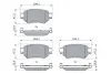 Комплект гальмівних колодок задн, MAZDA 6, 6/KOMBI 2.0/2.2D/2.5 08.12- BOSCH 0 986 460 010 (фото 5)