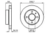 Диск гальм.передн.вентил.FORD Orion,Escort,Fiesta (239,7*24,1) BOSCH 0986478148 (фото 5)
