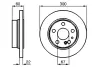 Диск гальмівний задн. (вентил.) DB W140 (300*22) BOSCH 0986478566 (фото 1)