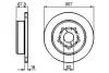 Гальмівний диск перед. (вентил.) LEXUS LS400 4,0 94-00 TOYOTA Century 5,0 BOSCH 0986479023 (фото 1)