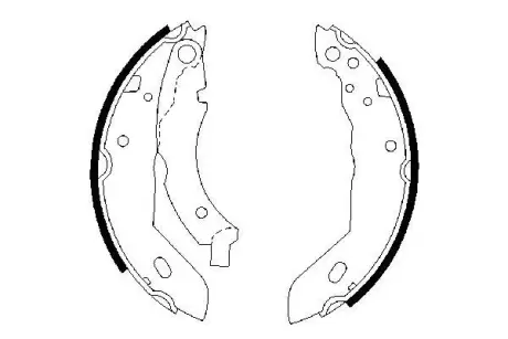 Тормозные колодки BOSCH 0986487084