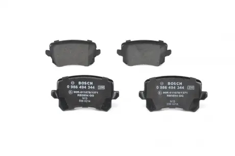 Гальмівні колодки BOSCH 0 986 494 344