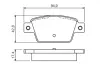 Тормозные колодки BOSCH 0986494536 (фото 5)