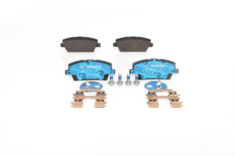 Комплект гальмівних колодок передн, HONDA CIVIC VIII 1.4-2.2D 09.05-05.13 Bosch 0986494611