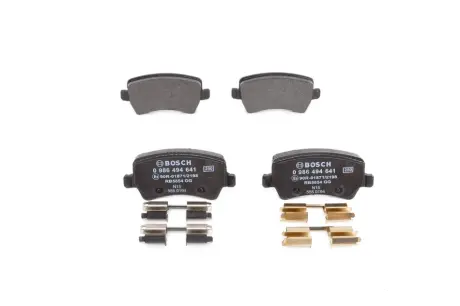 FORD гальмівні колодки дискові задн. Galaxy 06-, Volvo S80, V70, LAND ROVER BOSCH 0986494641