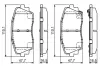 Гальмівні колодки BOSCH 0986494688 (фото 7)