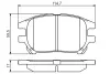 Тормозные колодки BOSCH 0986495140 (фото 5)