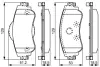 Тормозные колодки BOSCH 0986495304 (фото 1)