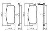 Гальмівні колодки BOSCH 0986495387 (фото 4)