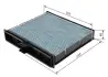 A8527 RENAULT Filter+ фільтр салону (вугільний фільтр) GRAND SCENIC II BOSCH 0986628527 (фото 7)