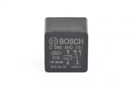 Мікро реле 5конт. (універс.) 30/20А BOSCH 0986AH0151