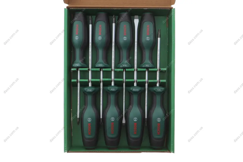 Набір викруток Torx/PH/PZ/SL 8 од. Bosch 1 600 A02 BX8 (фото 1)