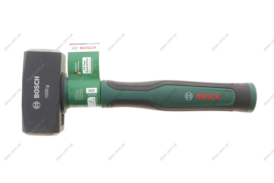 Кувалда із скловолоконною ручкою 260 мм 1 кг Bosch 1 600 A02 ZA4 (фото 1)