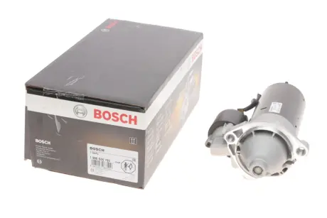 Стартер (12В, 1,8кВт, новий) AUDI 80 B3, 80 B4, 90 B3, A4 B5, A4 B6, A4 B7, A6 C4, A6 C5, CABRIOLET B3 SKODA SUPERB I VW GOLF I, GOLF II, JETTA II, PASSAT B3/B4, PASSAT B5 1.6D-3.0 08.80-06.08 BOSCH 1 986 S00 760