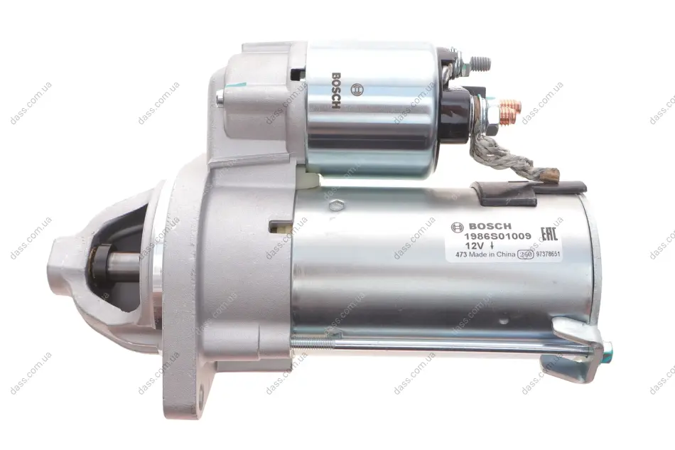 Стартер MB A-class (W168/W169) 1.4-2.0 (M166/M266) 97-12 (12V/1.2kw) Bosch 1 986 S01 009 (фото 1)