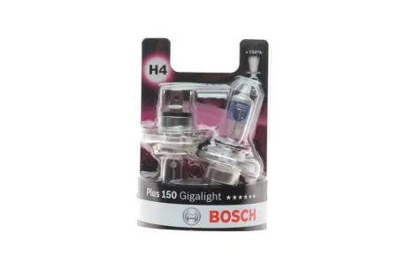 Автолампа H4 12V 60/55W P43t Plus 150 Gigalight DBL BOSCH 1 987 301 430