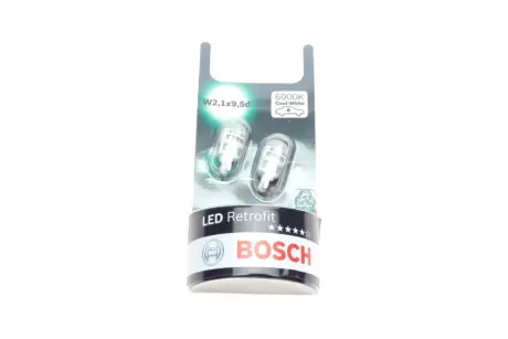 ЛАМПА LED RETROFIT W5W (БЛІСТЕР 2 ШТ) BOSCH 1 987 301 505