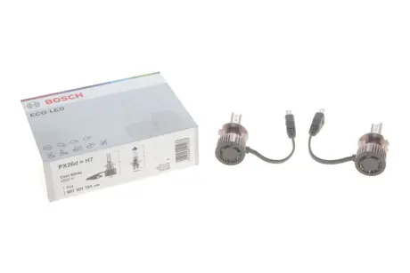 Автолампа H7 12V 24W PX26d LED 6500K (к-кт 2 шт) BOSCH 1 987 301 701