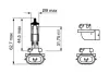 Автолампа H27W/2 12V 27W PGJ13 Pure Light WS BOSCH 1987302025 (фото 2)