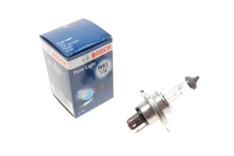 Лампочка Pure Light галоген HS1 (1 шт, 12 В, 35 Вт, тип гнізда: PX43T для мотоциклів) BOSCH 1 987 302 104